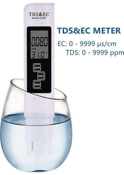Mavi Taşınabilir Su Tds Metre Kalem Tds Ec Iletkenlik Test Cihazı Su Kalitesi Monitörü Içme Suyu Gübre Konsantrasyonu Için (Yurt Dışından) fiyatları