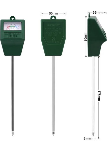 Yeşil Toprak Test Cihazı Toprak Nemi Ölçer Bahçecilik Çiftlik Çim Test Aracı Toprak Nem Sensörü Ölçer Kapalı Açık Için Su Hidrometresi (Yurt Dışından) indirimleri