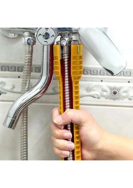 6 In 1 Banyo Kanal Anahtarı Lavabo Musluğu Sıhhi Tesisat Borusu Tamir Aracı Setleri Kaymaz 6/7/8 In 1 Mutfak Kurulum Artefaktı (Yurt Dışından) fiyatları
