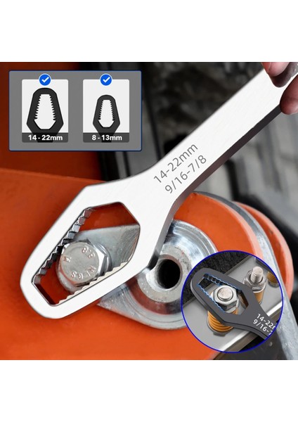 150MM 3-17MM Siyah Evrensel Torx Anahtarı 8-22MM Ayarlanabilir Kendinden Sıkma Gözlük Anahtarı Çift Kafalı Torx Anahtarı Torx Anahtarı El Aletleri (Yurt Dışından) fiyatları