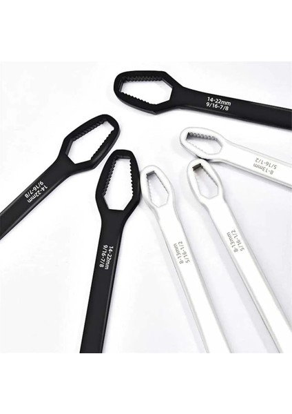 150MM 3-17MM Siyah Evrensel Torx Anahtarı 8-22MM Ayarlanabilir Kendinden Sıkma Gözlük Anahtarı Çift Kafalı Torx Anahtarı Torx Anahtarı El Aletleri (Yurt Dışından) modelleri