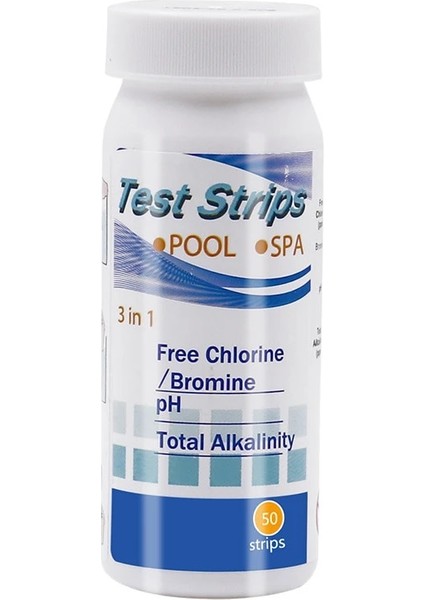 7 In 1 3-In-1 Klor Ph Test Şeritleri Spa Yüzme Havuzu Su Test Cihazı Kağıdı Artık Klor Ph Değeri Alkalinite Sertlik Test Şeridi (Yurt Dışından) modelleri