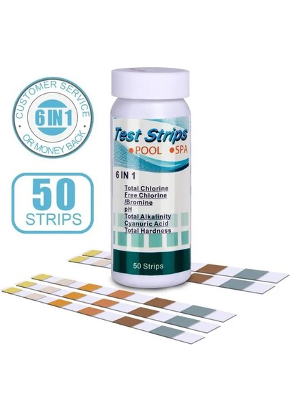 3 In 1 50 Adet Çok Amaçlı Klor Ph Test Şeritleri Spa Yüzme Havuzu Su Test Kağıdı Açık Sıcak Test Kağıdı (Yurt Dışından) fiyatları