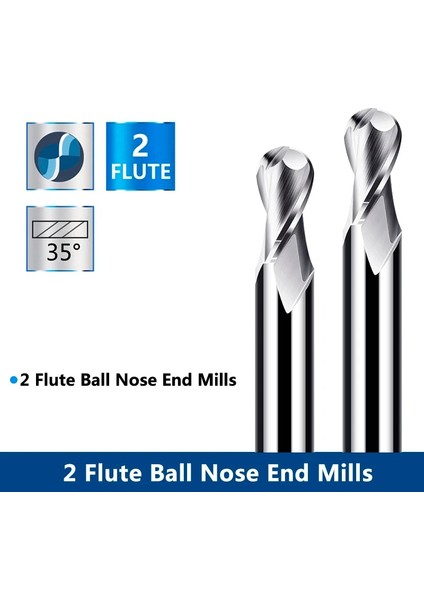 6X22X50 2 Flüt Bilyalı Uçlu Freze Tungsten Karbür Cnc Router Bit Ağaç Işleme Gravür Bit Spiral Freze Uçları Ahşap Kesici (Yurt Dışından) fırsatları