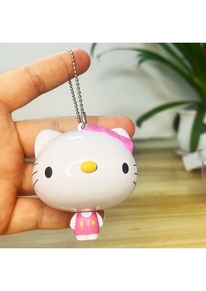 Kıtty 1 M Mini Yumuşak Mezura Sevimli Anahtarlık Çocuk Otomatik Teleskopik Mezura Pembe Cetvel Vücut Ölçümleri (Yurt Dışından)