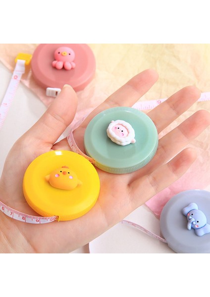 Style-9 150 CM/60IN Karikatür Mini Mezura Çift Taraflı Ölçekli Geri Çekilebilir Cetvel Otomatik Teleskopik Rulo Dikiş Ölçümleri Aracı (Yurt Dışından) fırsatları