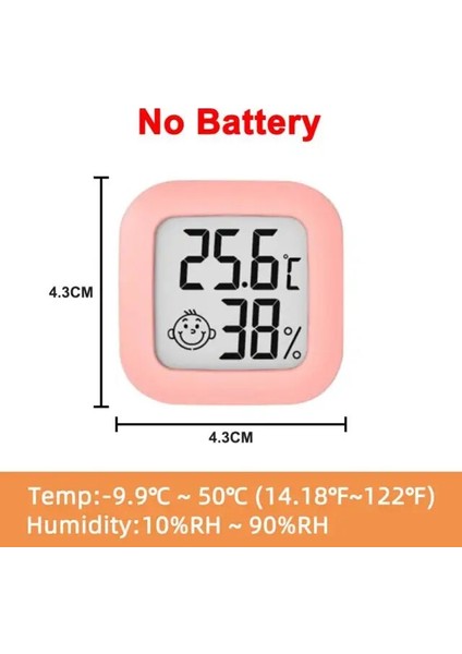 1 Adet Pembe LCD Dijital Termometre Higrometre Kapalı Oda Elektronik Sıcaklık Nem Ölçer Sensörü Ölçer Hava Istasyonu Ev Için (Yurt Dışından)