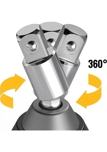 1 Adet (12.5mm) 1/3 Adet 1/4 "3/8" 1/2" Darbeli Matkap Adaptörü Elektrikli Matkap Soketleri Adaptörü 360° Dönebilen Altıgen Saplı Darbeli Matkap Soket Adaptörü (Yurt Dışından)