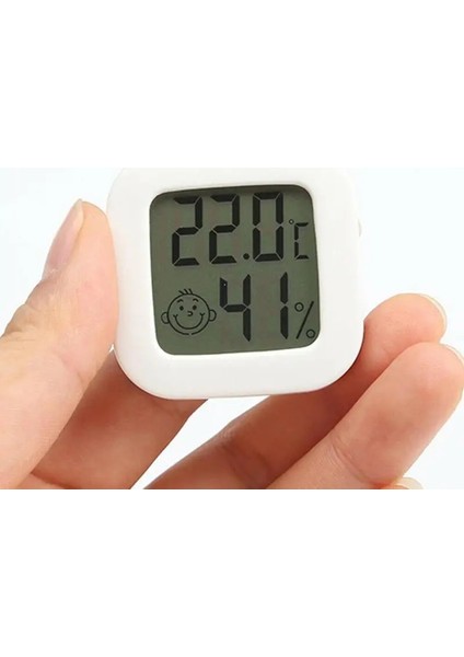 C LCD Nem Ölçer Dijital Termometre Higrometre Kapalı Sıcaklık Ortam Termometresi Ev Dijital Termometre (Yurt Dışından)