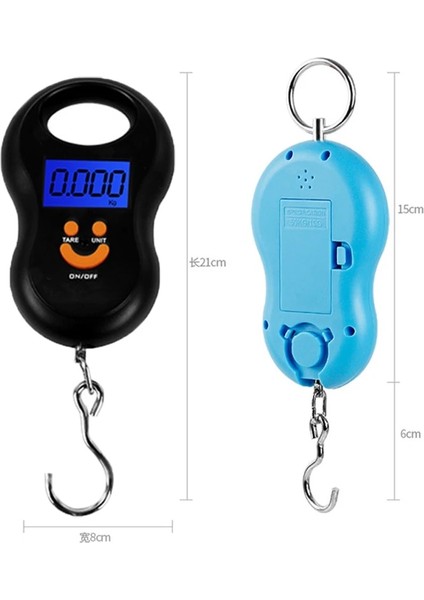 Turuncu Taşınabilir 50KG 10G Asılı Ölçek Dijital Terazi Arka Işık Elektronik Balıkçılık Ağırlıkları Cep Ölçeği Bagaj Terazileri Siyah (Yurt Dışından) indirimleri