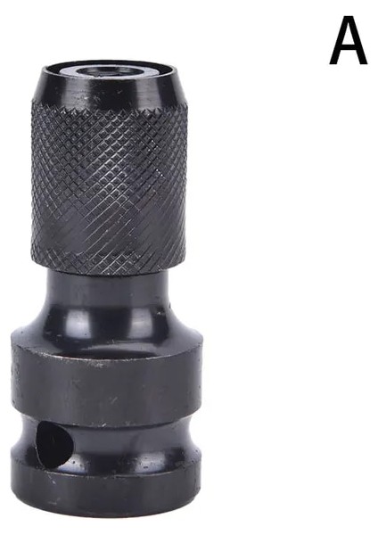 A 1/2 Inç Kare 1/4 Inç Hex Cırcır Soket Anahtarı Soket Adaptörü Ingiliz Anahtarı Takımı Sürücü Dönüştürücü Darbe Aracı Lengte 50MM (Yurt Dışından)