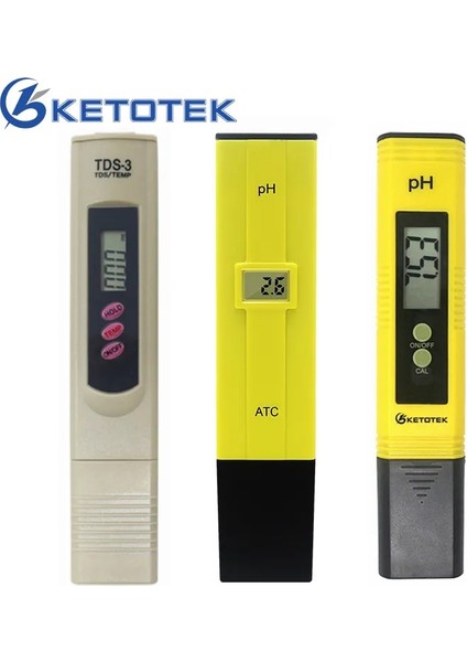 Ph Ölçer 0.1-14.00 Taşınabilir Dijital Ph Ölçer Test Cihazı Tds Metre Akvaryum Havuz Suyu Kalitesi Laboratuvarı Ph Monitör Atc ile (Yurt Dışından) fiyatları