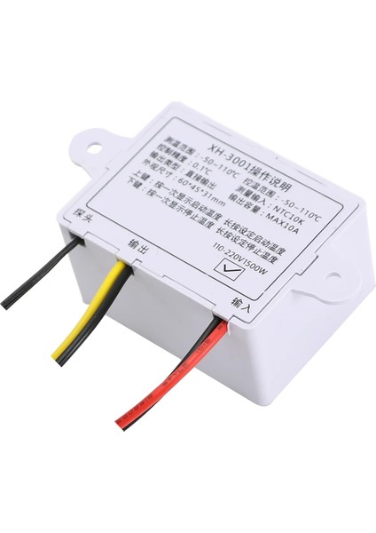 3002 Dc 24V 12V/24V/110V~220V Dijital Sıcaklık Kontrol Cihazı Ntc Sensör Termostatı Kuluçka Soğutma Isıtma Için (Yurt Dışından)