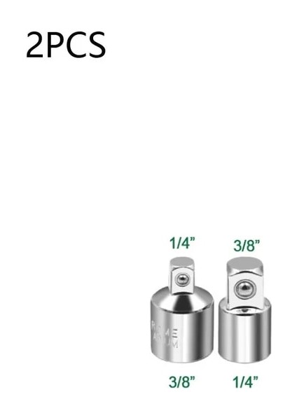 2 Adet Kombinasyonu 1/4 "3/8" 1/2 "soket Cırcır Adaptörü Dönüştürücü Cr-V Cırcır Anahtarı Soket Ortak Adaptörü Araba Bisiklet Için Garaj Tamiri Çok (Yurt Dışından)