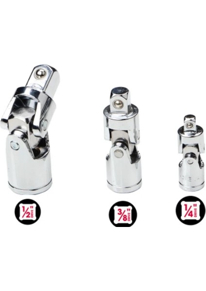 2 Adet Kombinasyonu 1/4 "3/8" 1/2 "soket Cırcır Adaptörü Dönüştürücü Cr-V Cırcır Anahtarı Soket Ortak Adaptörü Araba Bisiklet Için Garaj Tamiri Çok (Yurt Dışından)
