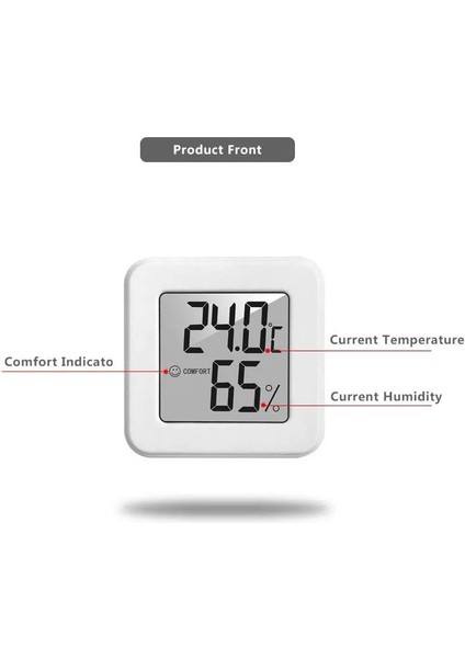 Whiteb Naughty Bird Mini Iç Mekan Termometresi LCD Dijital Sıcaklık Odası Higrometre Ölçer Sensörü Nem Ölçer Iç Mekan Termometresi (Yurt Dışından) fırsatları