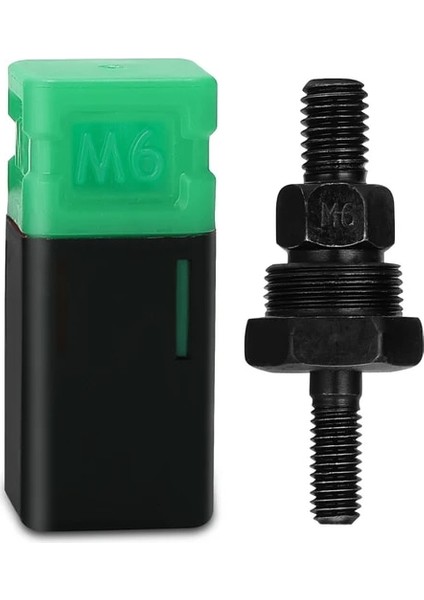 M6 Perçinleme Makinesi Aksesuarı Dişli Mandrel Perçin Somun Aracı Adaptörü Çekme Çubuğu Perçinleyici Yedek Perçinleme Kafaları (Yurt Dışından)