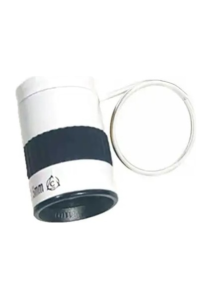 Beyaz Cep Hd Monoküler Teleskop Hinking Taktik Mini El Teleskop 2.5X17.5 Optik Ultra Minyatür Parmak Toka Teleskop (Yurt Dışından)