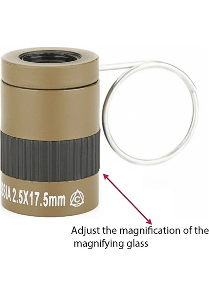 Beyaz Cep Hd Monoküler Teleskop Hinking Taktik Mini El Teleskop 2.5X17.5 Optik Ultra Minyatür Parmak Toka Teleskop (Yurt Dışından) fırsatları