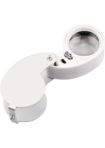 Siyah 40X Mini Büyüteç Işıklı Büyüteç Cam Göz Kuyumcular LED Işıkları Takı Paraları Pullar Antika Için Taşınabilir Katlanır Büyüteç (Yurt Dışından) fırsatları
