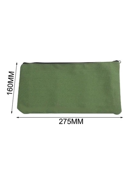 S-27.5X16CM 1 Adet El Alet Çantası Küçük Vidalar Çivi Matkap Ucu Metal Parçalar Alet Çantası Su Geçirmez Kanvas Alet Çantası Organizatör Kanvas Alet Çantası (Yurt Dışından)
