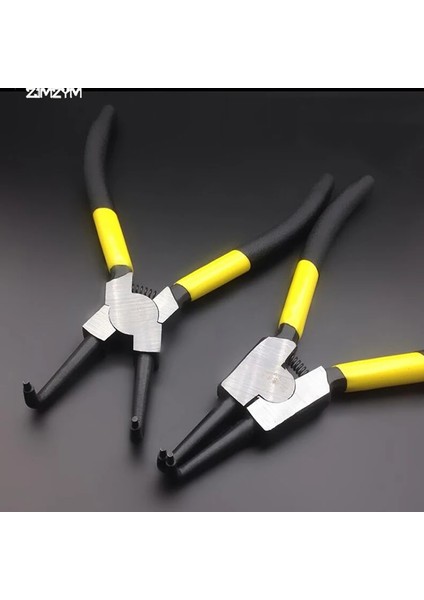 Stil 2 170MM Segman Pensesi 7 Inç Iç/dış Ağır Hizmet Segmanı Pensesi Bükülmüş Çene ile Halka Sökücü Tespit Сьемник (Yurt Dışından) fiyatları