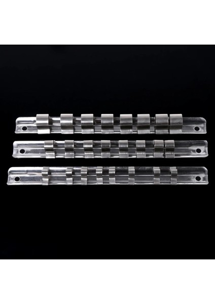 Üç Sekiz Fs 2022 Yeni Soket Raf Tutucu 1/4 "3/8" 1/2" 8 Klipsli Raylı Alet Düzenleyici Depolama (Yurt Dışından) modelleri