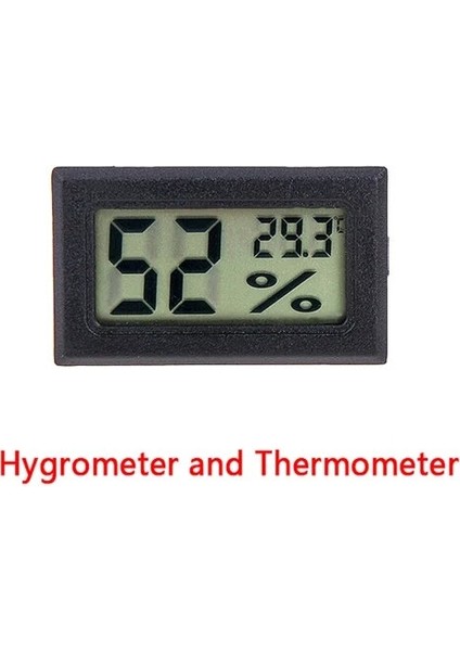 Wireless-Black-2 Mini LCD Dijital Termometre Higrometre Sıcaklık Iç Mekan Uygun Sıcaklık Sensörü Nem Ölçer Ölçer Aletler Kablo (Yurt Dışından)