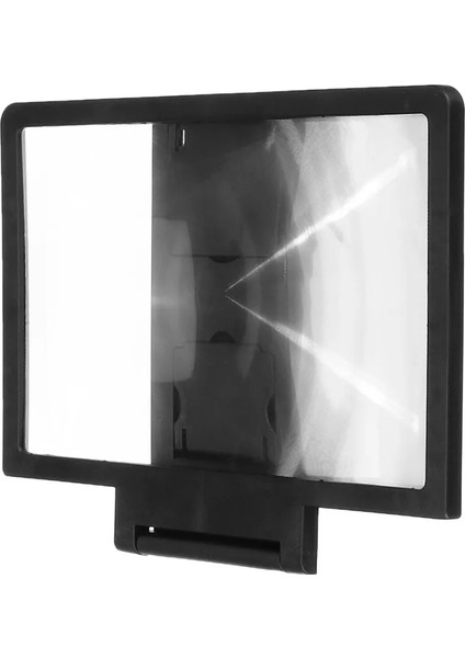 Siyah 3D Telefon Ekran Büyüteci Hd Güçlendirilmiş Katlanabilir 5.5 Inç Braket Amplifikatör Masaüstü Büyüteç Akıllı Telefon Tutucu (Yurt Dışından) fiyatları