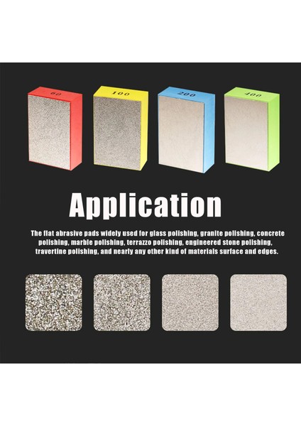 60 Elmas Parlatma Pedi 60/100/200/400 # El Pedleri Blok Seramik Karo Mermer Cam Taşlama Güç Aracı Aşındırıcı Zımpara Diski (Yurt Dışından) indirimleri