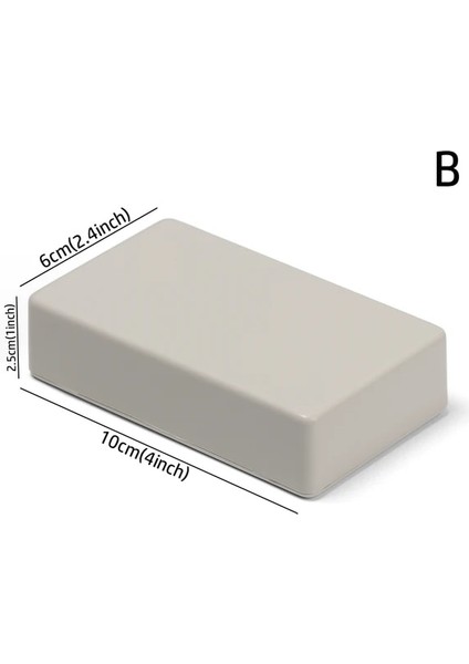 100X60X25MM Plastik Elektronik Proje Kutusu Su Geçirmez Beyaz Konut Alet Kutusu Muhafaza Kutuları Elektrik Ev El Yapımı Aletler Malzemeleri (Yurt Dışından)