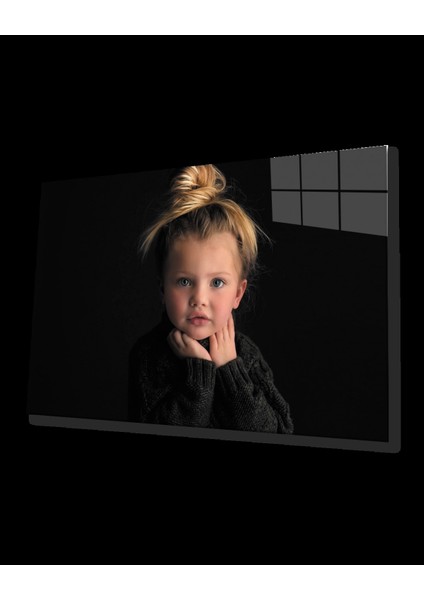 - Kız Çocuk Cam Tablo Girl Table