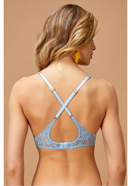Kadın Mavi Destekli Dolgulu Sütyen Takımı Q.5N5K1RK0.T.K.S fiyatları