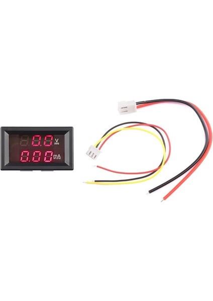 100V 1A Kırmızı Dc 0-100V 1A 10A 50A 100A LED Dijital Voltmetre Ampermetre Araba Motosiklet Gerilim Akım Ölçer Volt Dedektörü Test Cihazı Monitör Paneli (Yurt Dışından)