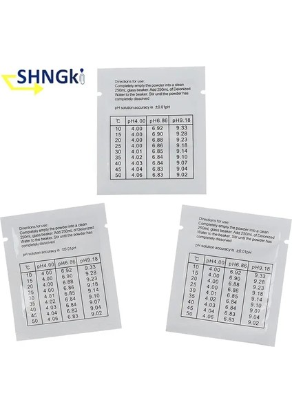 5 Adet 5/15 Adet Ph Tampon Tozu Ölçü Kalibrasyonu Solutionph4.00/ 6.86 /9.18 Dijital Pm Test Ölçer Sıhhi Tesisat (Yurt Dışından) fırsatları