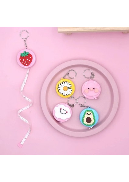 Tz 1.5 Metre/60 Inç Uzun Sevimli Kawaii Hayvanlar Rulo Otomatik Streç Cetvel Kırtasiye Dikiş Ölçü Cetveli Mezura Ev (Yurt Dışından) indirimleri