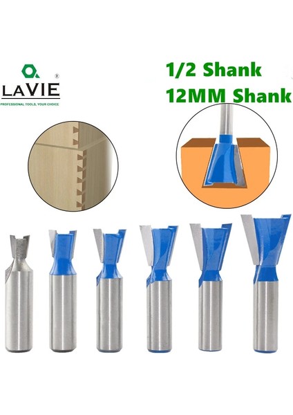 12X12.7MM 1 Adet 12MM Shank 1/2 Kırlangıç Ortak Freze Uçları Seti 14 Derece Ağaç Işleme Gravür Bit Freze Ahşap Için (Yurt Dışından) modelleri