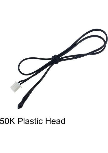 50K Plastik Kafa 1 Adet Klima Sıcaklık Sensörü Klima Probu Bakır/plastik Kafa 5k 10K 15K 20K 50K 100K 2p 2.54MM Kafa ile (Yurt Dışından)