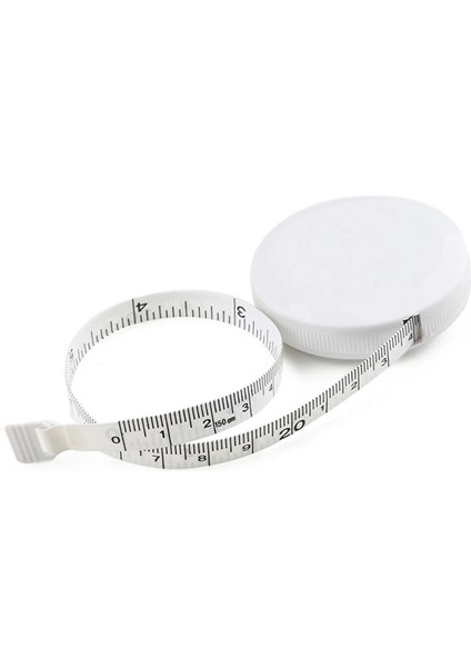Siyah 150 Cm/6 Inç Yuvarlak Mezura Taşınabilir Geri Çekilebilir Cetvel Çocuk Yüksekliği Vücut Cetvel Rulo Bant Vücut Mezura Terzi Araçları (Yurt Dışından)
