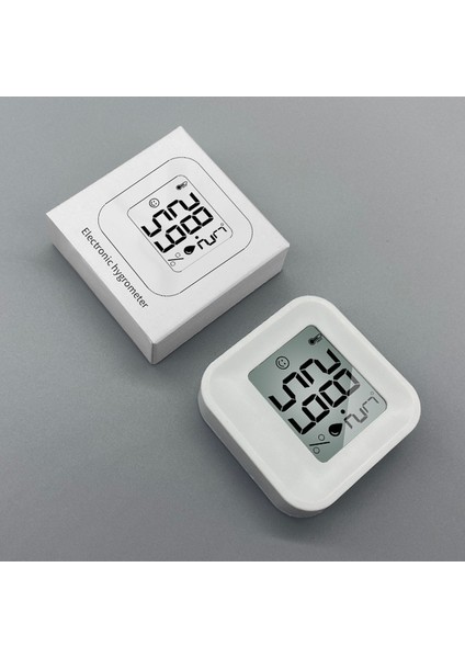 C Kapalı Mini Termometre Higrometre Oturma Odası LCD Dijital Sıcaklık Nem Ölçer Sensörü Hava Istasyonu Ölçer Aracı (Yurt Dışından)