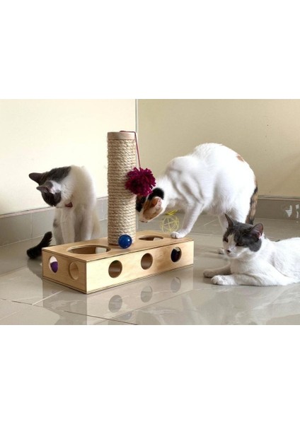 İnteraktif Kedi Oyuncak Tırmalama