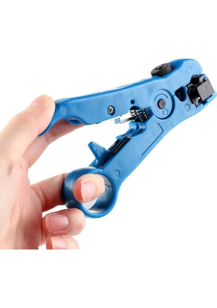 Siyah Çok Fonksiyonlu Elektrikli Sıyırma Bıçağı Pense Araçları Koaksiyel Kablo Tel Pense Kesici Çizgili Utp/stp RG59 Rg6 Rg7 RG11 (Yurt Dışından) indirimleri