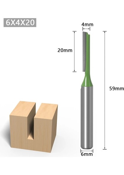 6mm x 8X30 1/4 Inç 6mm Shank Düz Bit Freze Kesicisi Tek, Çift Flüt Ahşap Kesiciler Tungsten Karbür Yönlendirici Bit Ağaç Işleme Aleti (Yurt Dışından) indirimleri