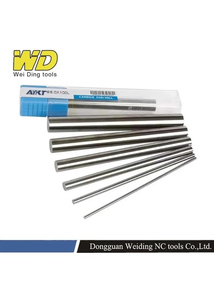 4X100-1 Adet Aykt 1 Adet Cnc Freze Araçları 2mm 3mm 4mm 5mm 6mm Karbür Yuvarlak Çubuklar Bar Yüksek Aşınma Direnci Katı Karbür Çubuk Bar (Yurt Dışından)