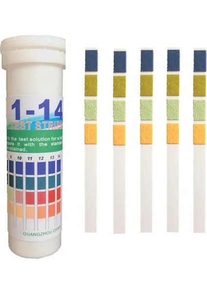 1-14 150 Şerit/set Üniversal Silindir Ph Test Şeritleri Aralığı (Ph 1-14/0-14/4,5-9,0) %40 Indirim (Yurt Dışından)