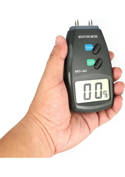 Md-4g 4 Pins Dijital LCD Ekran Ahşap Nem Nem Ölçer Analizörü Higrometre Kereste Nem Dedektörü Test Cihazı Aralığı 5% - 40% (Yurt Dışından)