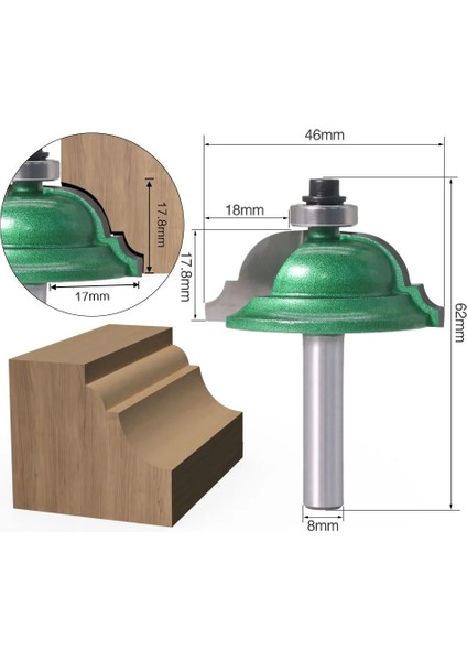 8X40 1 Adet 8mm Shank Freze Kesicisi Ahşap Oyma Klasik Bit Çizgi Bıçak Yönlendirici Bit Çizgi Bıçak Ağaç Işleme Kesici Zıvana Kesici Aletler (Yurt Dışından) modelleri