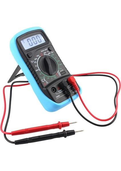 Mavi XL830L El Dijital Multimetre LCD Arka Işık Taşınabilir Ac/dc Ampermetre Voltmetre Ohm Gerilim Test Cihazı Metre Multimetro (Yurt Dışından)