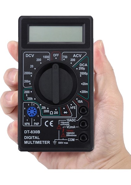 Gösterildiği Gibi Oauee 2 Renkli LCD Dijital Multimetre Ac/dc 750/1000 V Dijital Mini Multimetre Probu Voltmetre Ampermetre Ohm Test Cihazı Metre (Yurt Dışından)