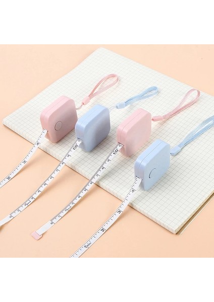 Pembe 7019 1.5m Mezura Geri Çekilebilir Ölçekli Sevimli Cetvel Dikiş Esnek Cetvel Vücut Ölçme Cetvel Tedbir Ölçme Aracı Metrik Bant Cetvel (Yurt Dışından) modelleri